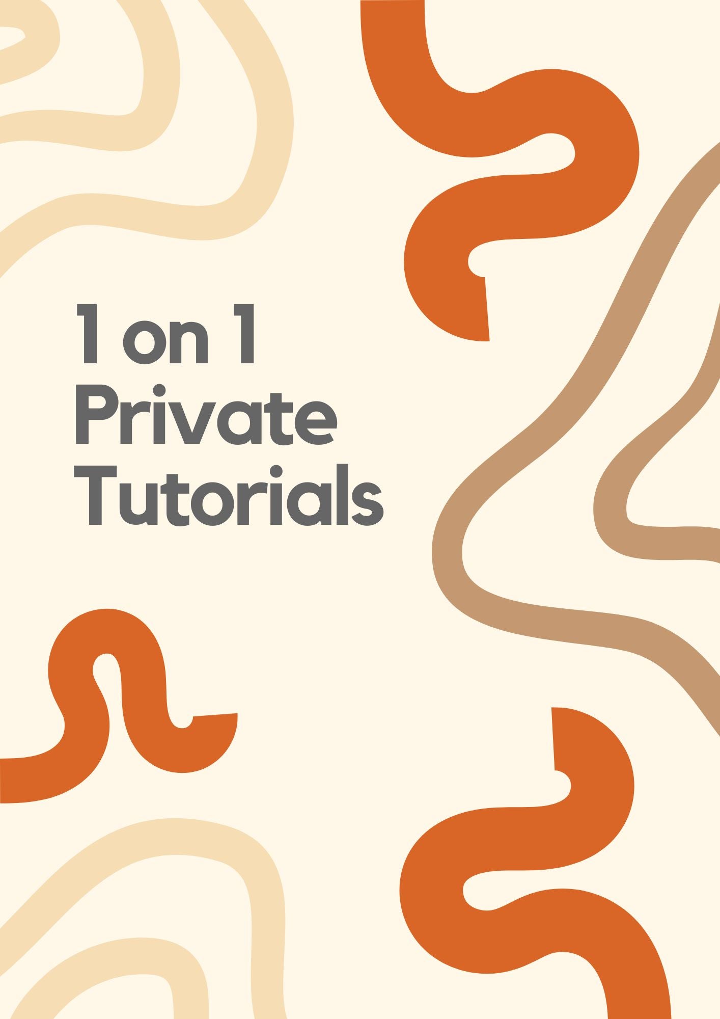 Adult 1 on 1 Private Tutorial