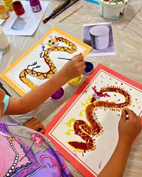 Ages: 7-9 Painting and Drawing Class