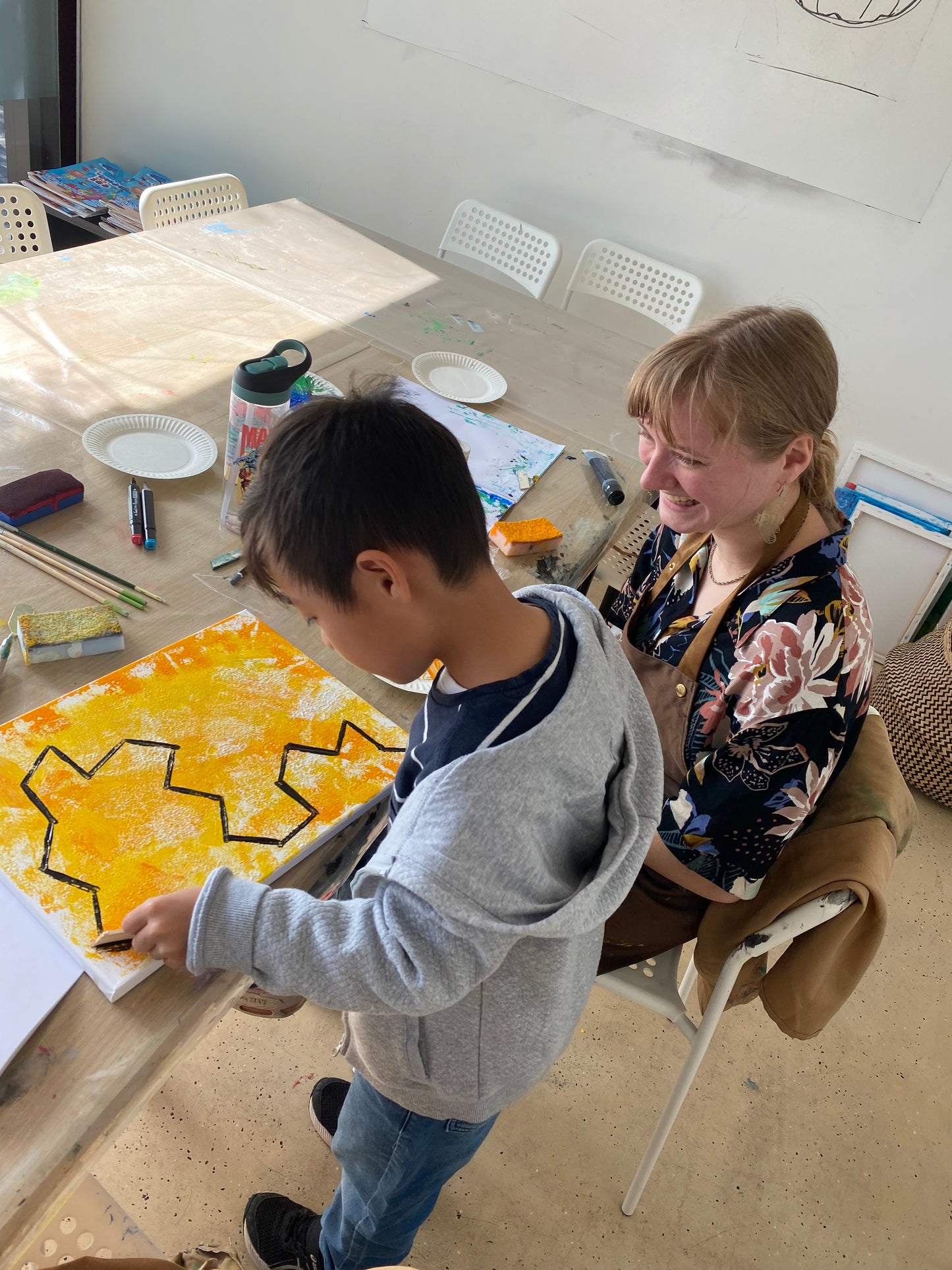 Ages: 7-9 Painting and Drawing Class