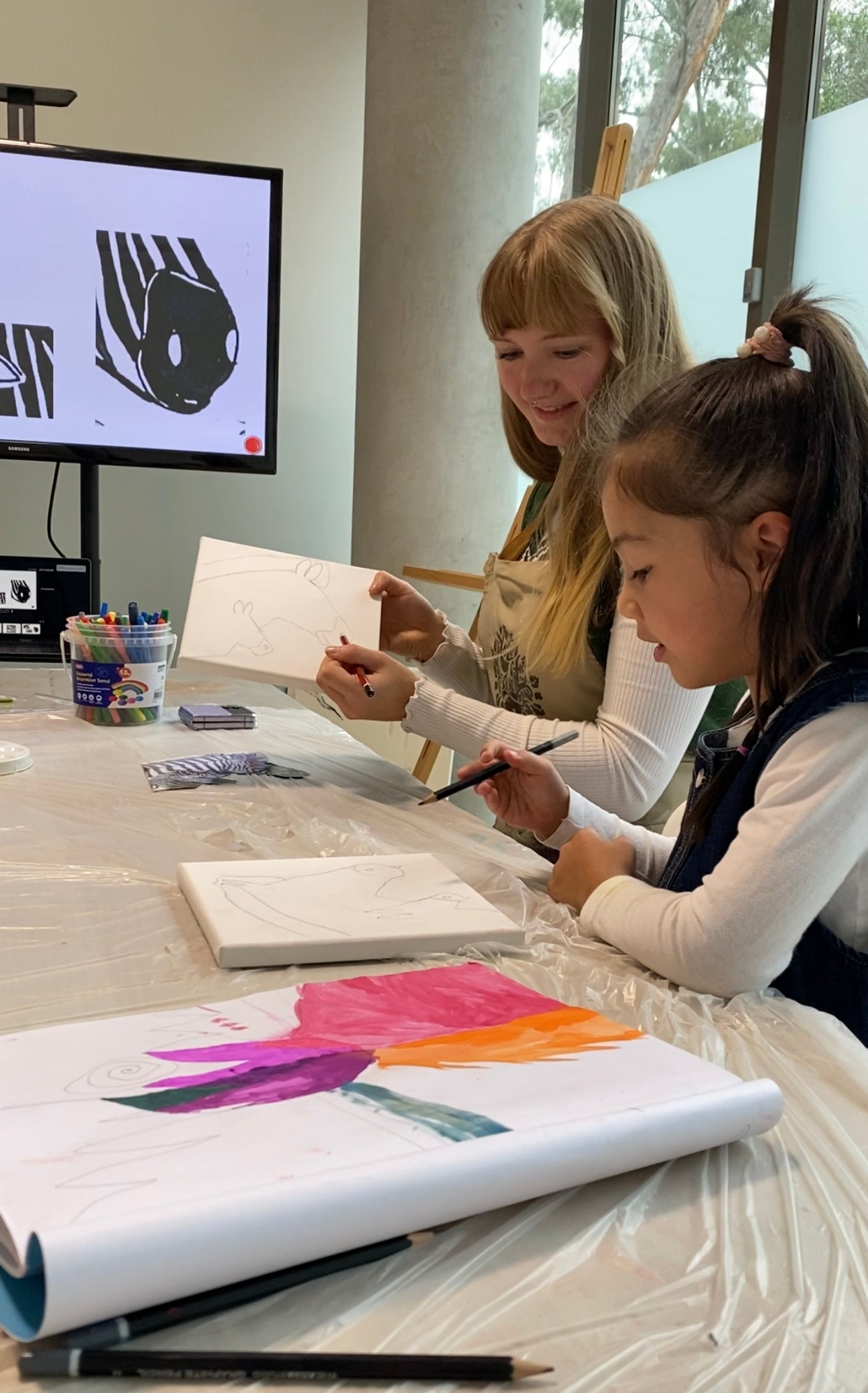 Ages 4-6 Painting and Drawing Class